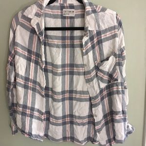 Cute plaid top from cotton on